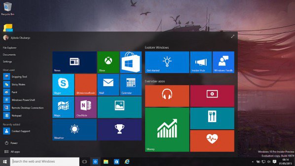 مايكروسوفت تعتزم إضافة Live Tiles تفاعلية لنظام ويندوز 10
