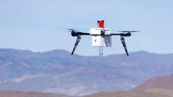 Flirtey تختبر توصيل الطلبيات عبر طائرة بدون طيار في ولاية نيفادا