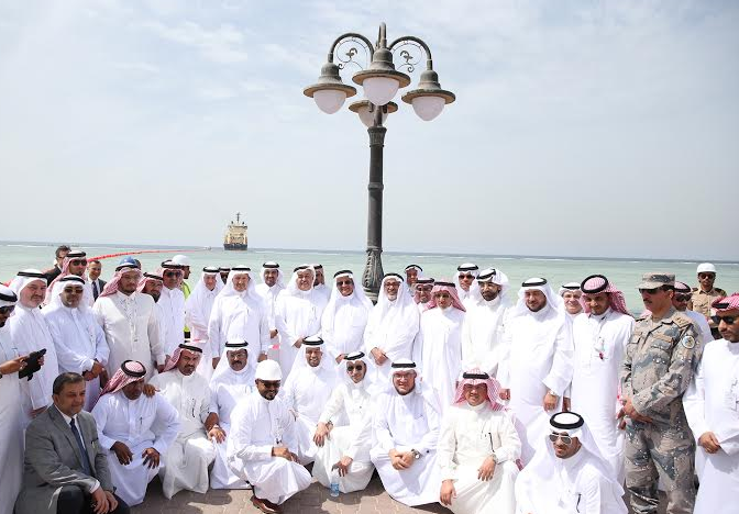 السويل يدشن أحدث كيبل بحري بالعالم في ينبع