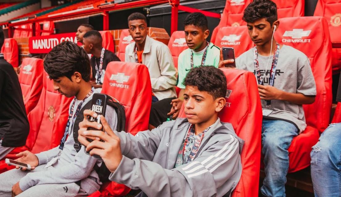 بعثة براعم STC  مانشستر تصل لريال مدريد