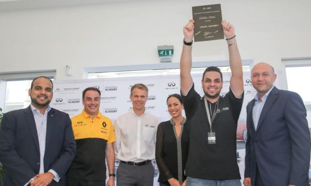 إنفينيتي تمنح مهندساً من منطقة الشرق الأوسط فرصة العمر تُغيّر منحى حياته المهنية، للعمل مع فريق رينو الفورمولا واحدطالب هندسة أردني يدرس ويقيم في دولة الإمارات يفوز بفرصة في دورة 2017 لأكاديمية إنفينيتي الهندسية التي حققت سمعة مميزة.