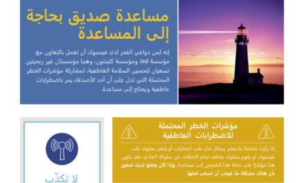 فيسبوك تقدم خصائص جديدة للغة العربية للتواجد الآمن على الإنترنت