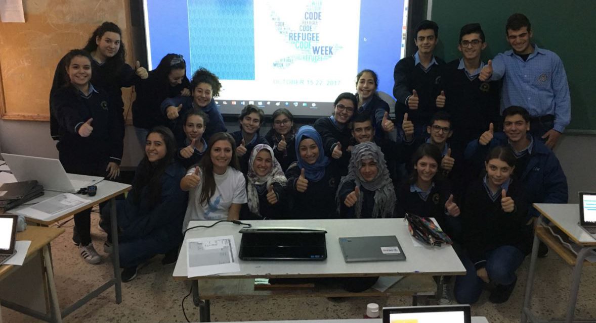 مفوضية اللاجئين و”إس إيه بي” يسدّان الفجوة الرقمية بدمج البرمجة في مدارس مصر والأردن ولبنان