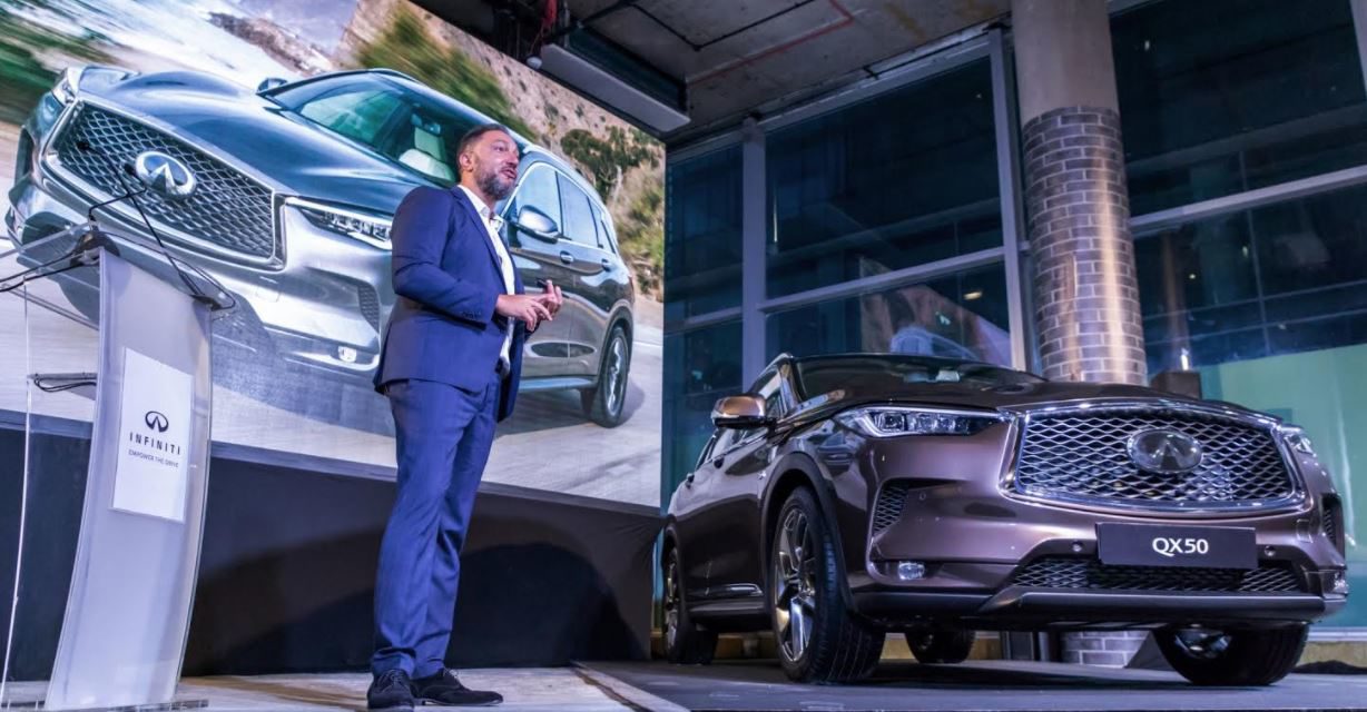 إنفينيتي تكشف عن سيارتها QX50 الجديدة كلياً في الشرق الأوسط