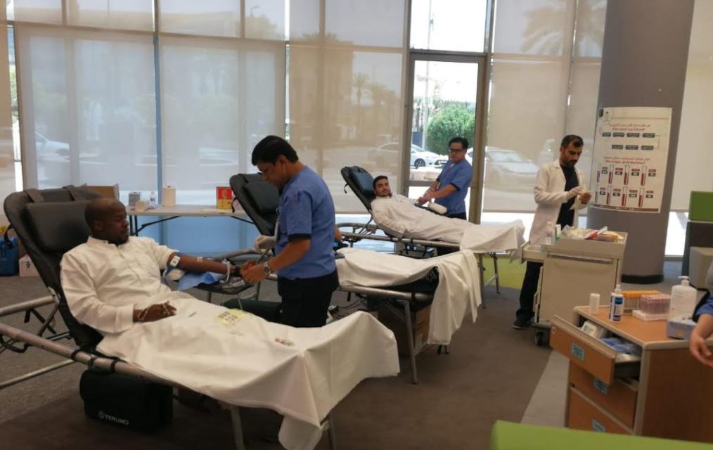 موبايلي تنظم فعالية حملة التبرع بالدم لموظفيها