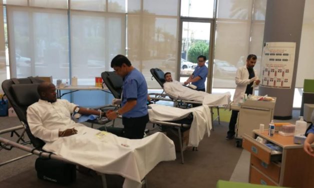 موبايلي تنظم فعالية حملة التبرع بالدم لموظفيها
