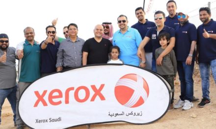 زيروكس السعودية تشارك في مبادرة الرياض للاستدامة وتزرع 200 شجرة