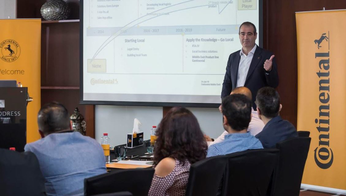 ’كونتيننتال‘ تنطلق بخطّة توسّع كبيرة في الشرق الأوسط خلال 2019