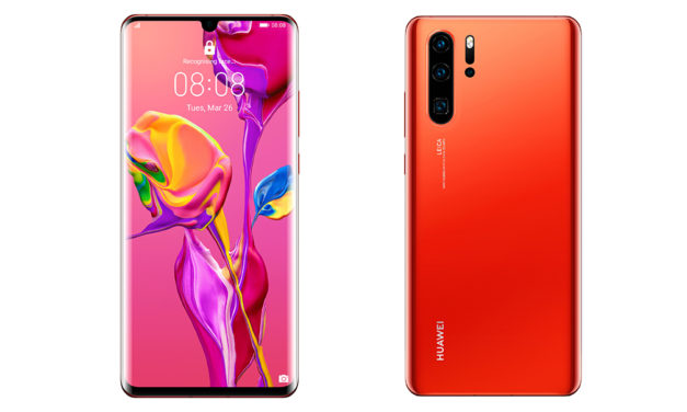 يبدو هاتف HUAWEI P30 Pro بلون شروق الشمس العنبري الجديد ساحراً تماماً
