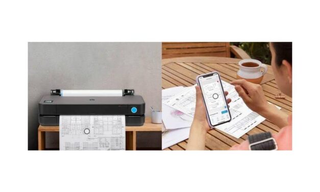 HP  تدشن الطابعات الراسمة الأكثر سهولة في العالم بما يناسب  احتياجات المتخصصين في الإنشاءات والمكاتب المنزلية