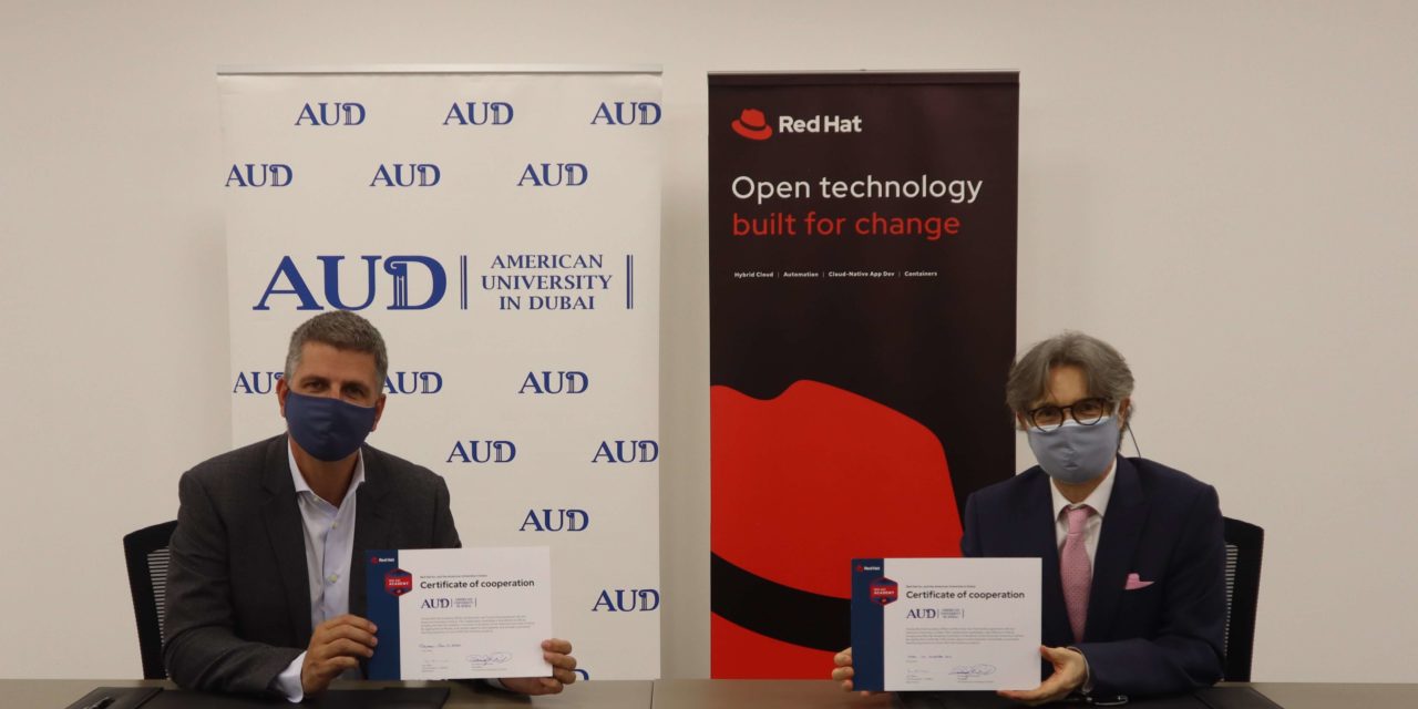 الجامعة الأمريكية في دبي تنضم إلى أكاديمية «ريد هات» العالمية
