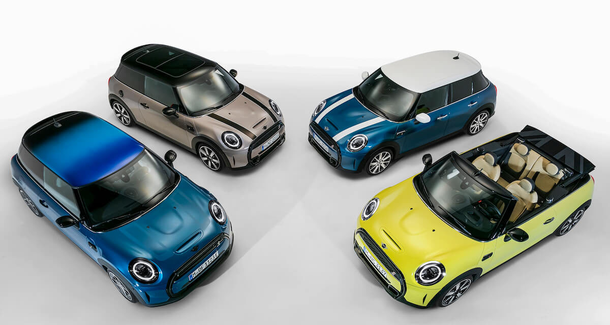 الهوية المتجددة لطرازات MINI ثلاثية الأبواب، وMINI خماسية الأبواب وMINI المكشوفة