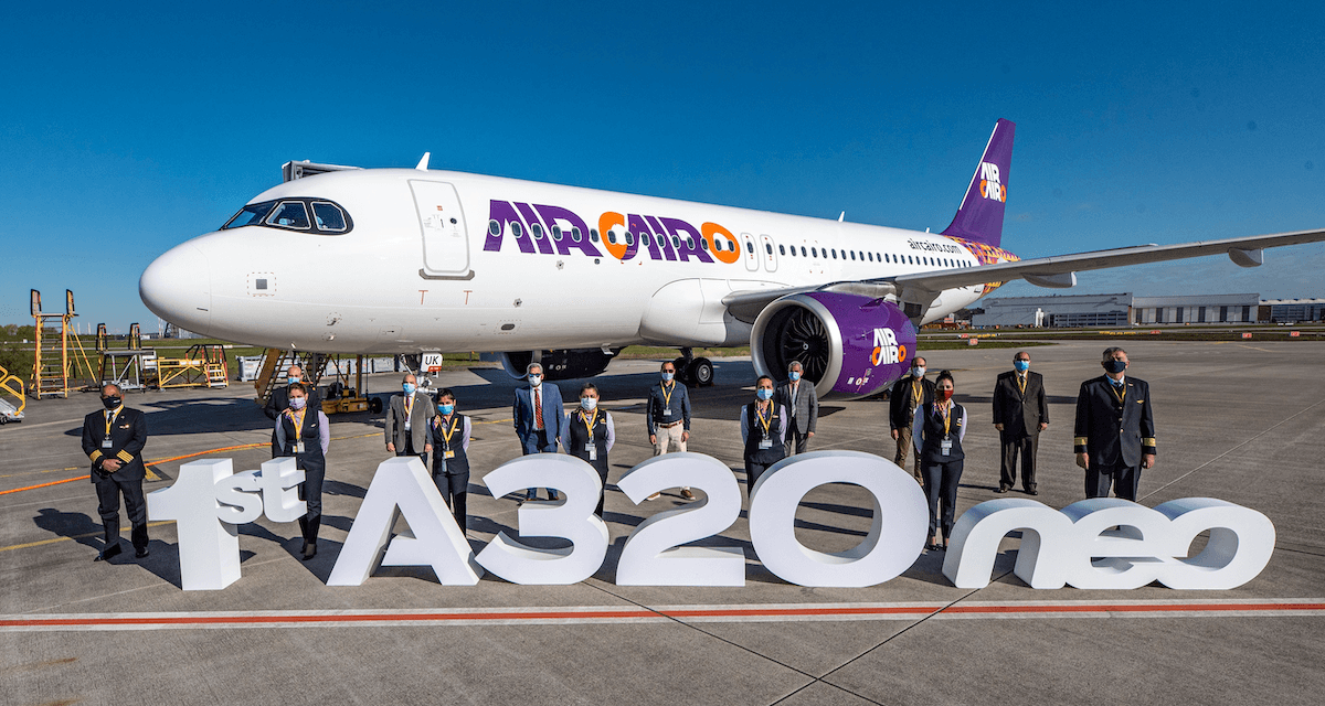 “إير كايرو” تستلم أولى طائراتها من طراز A320neo