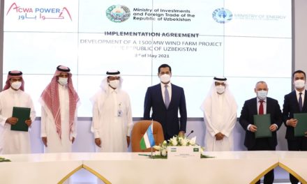 “أكوا باور” توسع وجودها في آسيا الوسطى بتنفيذ أكبر محطة طاقة رياح في موقع واحد على مستوى المنطقة بأوزبكستان