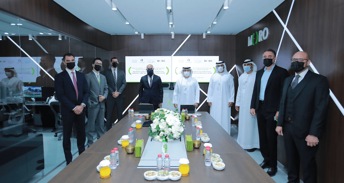 شركة “مورو” توقع اتفاقية مع “آب دايناميكس” لتكون المزود الأول والوحيد لخدمات الشركة التابعة لـ “سيسكو” في منطقة الشرق الأوسط وإفريقيا من خلال مراكز البيانات التابعة لها في الدولة