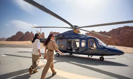 جولات طائرات الهليكوبتر بالعلا تعرض التراث الجيولوجي الثري بالمحافظة