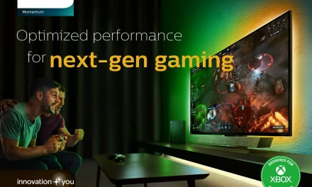 فيليبس تقدم شاشة الألعاب الجديدة “مومنتم 559M1RYV” بتقنية 4K HDR لعشاق Xbox