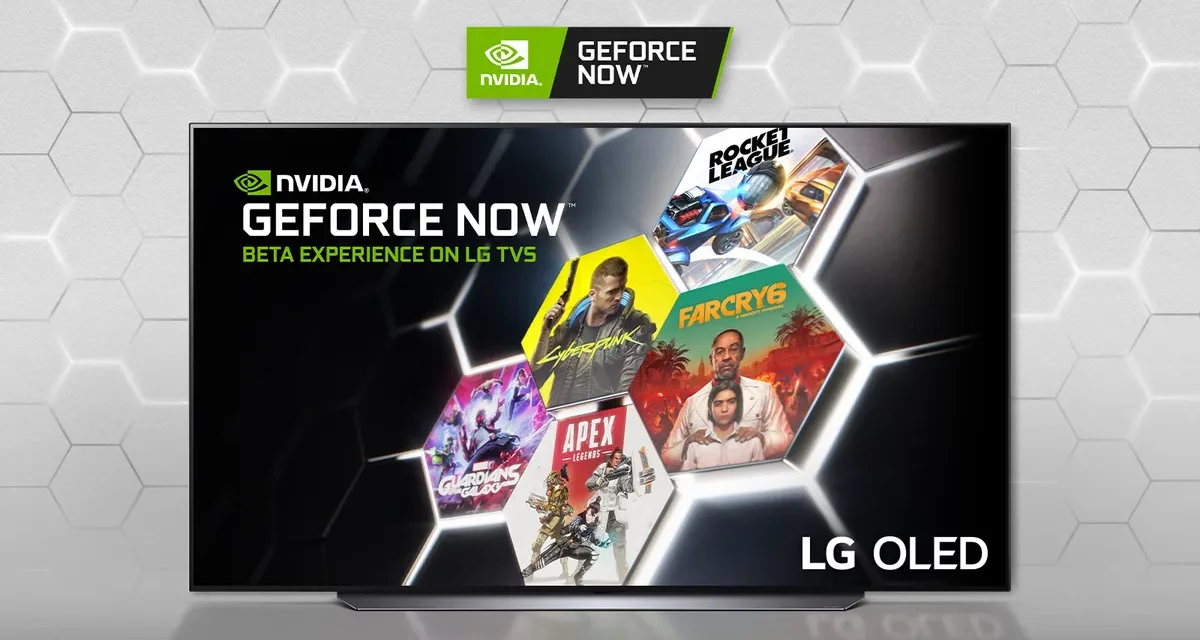 إل جي تجلب منصة الألعاب السحابية GEFORCE NOW من NVIDIA إلى تلفزيوناتها الذكية التي تعمل بنظام WEBOS