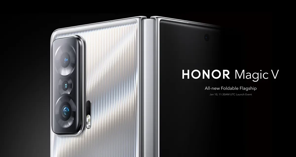 الكشف عن هاتف HONOR Magic V، أنحف، أكبر واقوى 