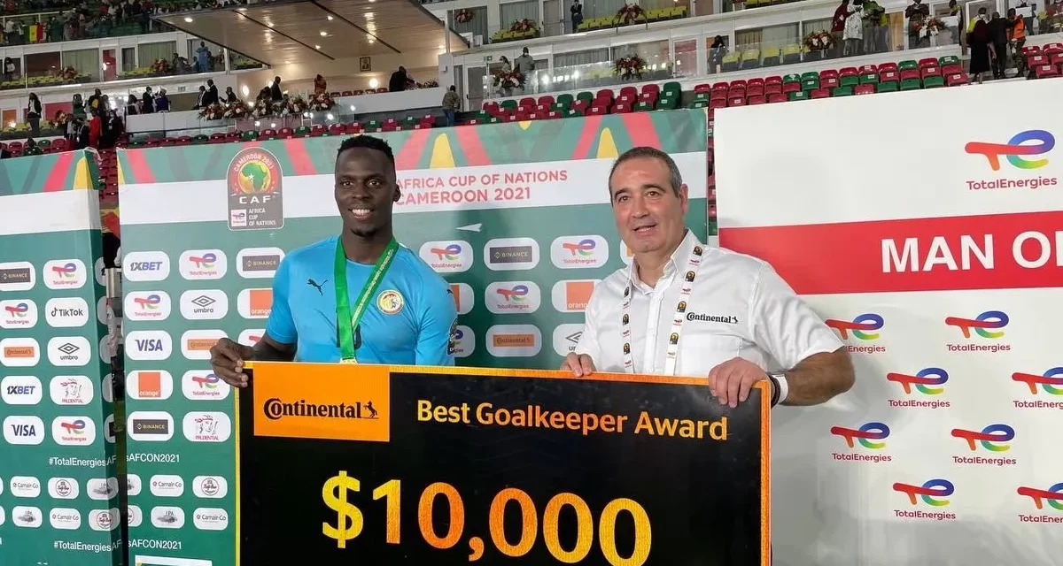’كونتيننتال‘ تقدّم جائزة أفضل حارس مرمى في بطولة ’توتال إنرجيز كأس الأمم الأفريقية 2021‘ 