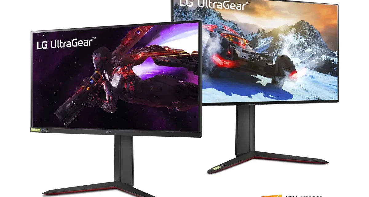 شاشات ألعاب ULTRAGEAR من إل جي الأولى في العالم التي يتم اعتمادها بمعيار VESA ADAPTIVESYNC