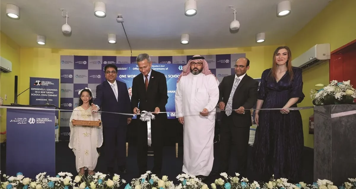 د/ فيفيان بالاكريشنان يرأس حفل افتتاح مدرسة ون وورلد العالمية بالرياض