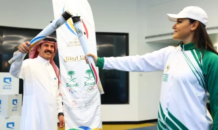 “موبايلي” تتسلم شعلة أكبر حدث رياضي وطني ” دورة الألعاب السعودية 2022″ 