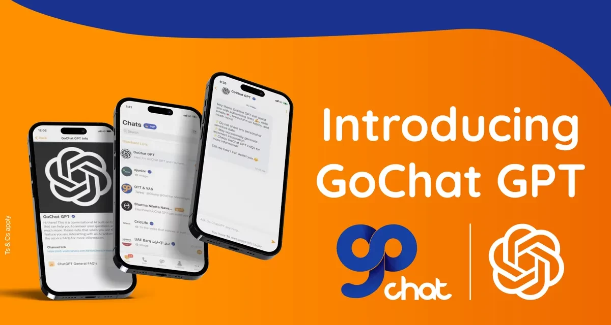 GoChat التابع لاتصالات من e& يحقق 5 ملايين تحميل ويطلق روبوت الدردشة GoChat GPT