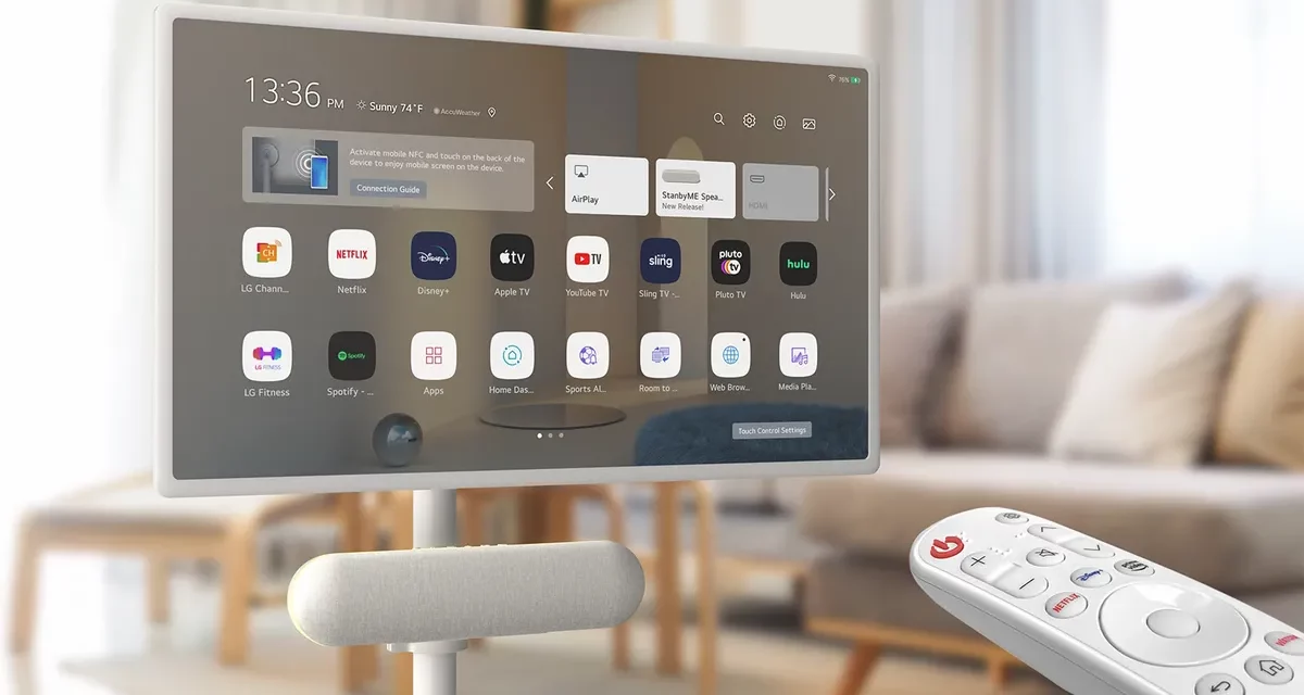 إل جي تُقدم مكبر الصوت STANBYME إلى السوق العالمية لتوفّر المزيد من التخصيص في تجربة الترفيه الشخصية