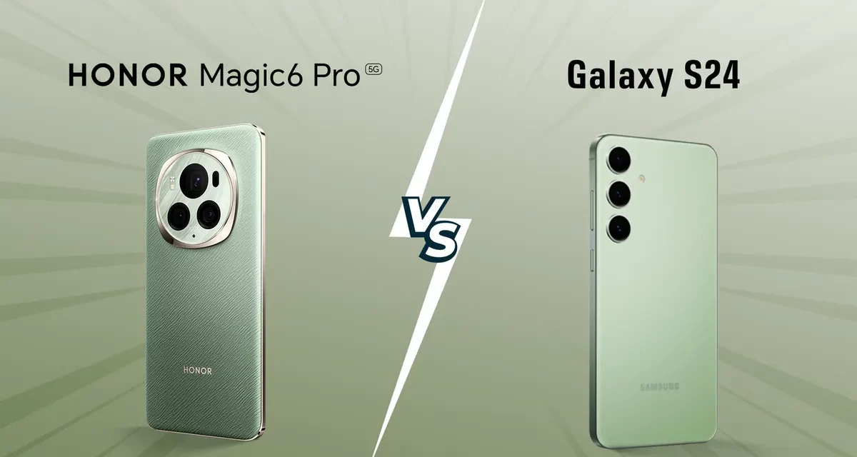 المواجهة بين HONOR Magic 6 Pro و Samsung Galaxy S24: من سيتفوق بإمكانات الذكاء الاصطناعي