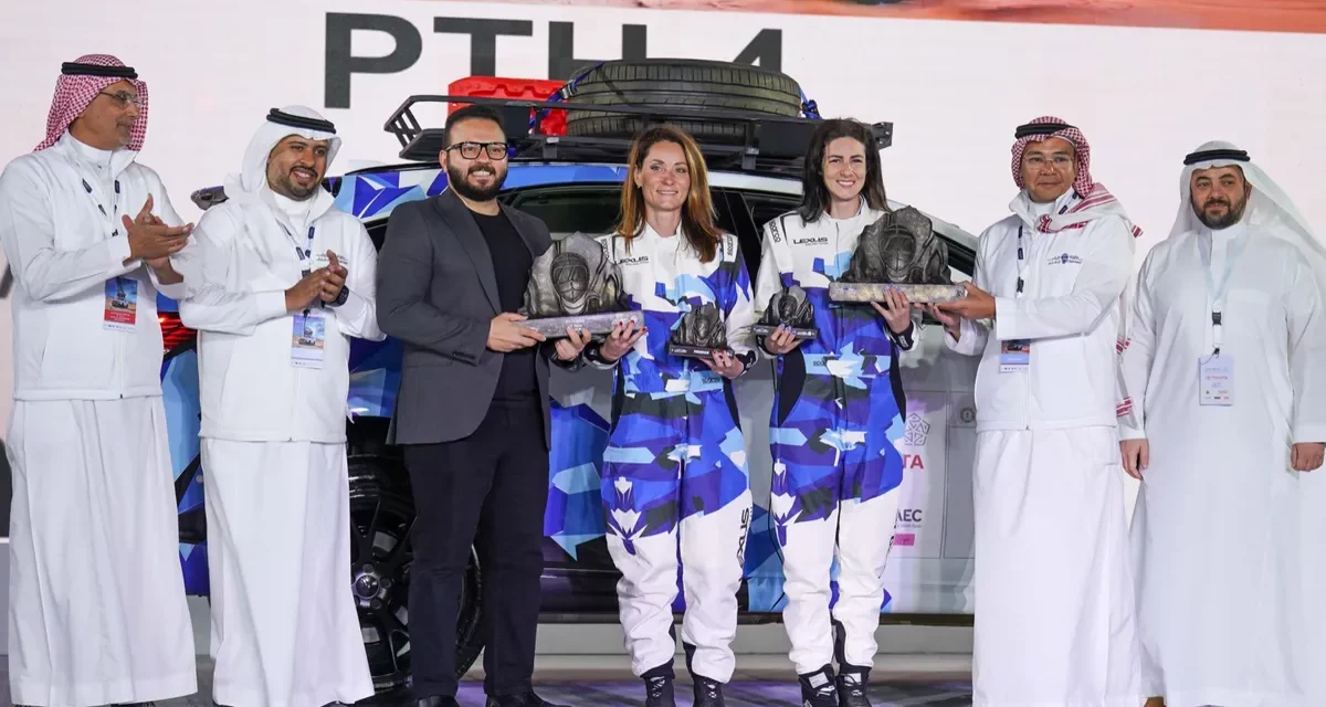 فريق لكزس للسباقات يفوز بالمركز الأول في رالي جميل 2024 في فئة PT4H