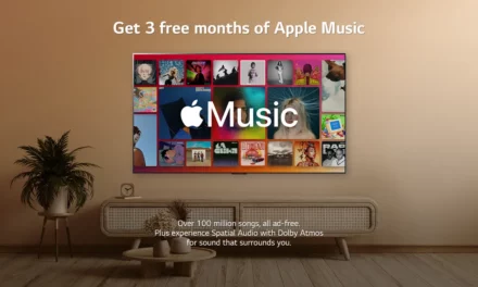 تلفزيونات إل جي تقدم تجربة رائدة في جودة الصوت ومزايا Apple Music في الصوت المكاني مع تقنية DOLBY ATMOS