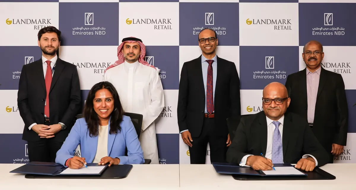 “بنك الإمارات دبي الوطني” و”لاندمارك ريتيل” يوقعان اتفاقية لأول قرض تشغيلي مرتبط بالممارسات البيئية والاجتماعية وحوكمة الشركات ضمن القطاع الخاص في السعودية