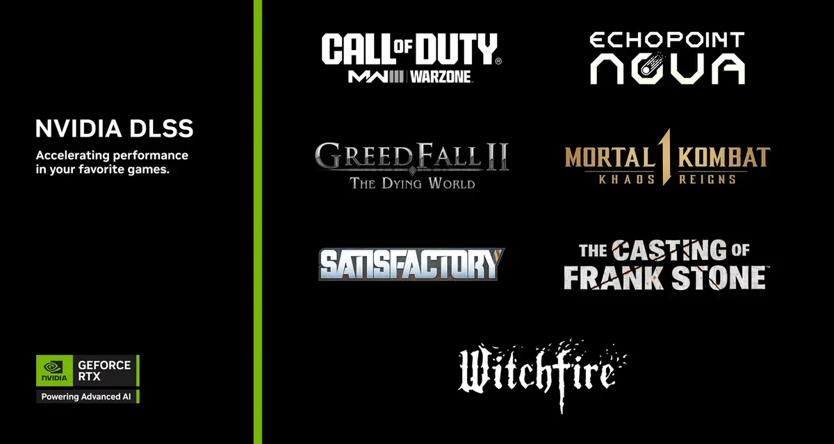 NVIDIA DLSS 3 تظهر من جديد على العاب GreedFall II: The Dying World وThe Casting of Frank Stoneوالمزيد من الألعاب الأخرى