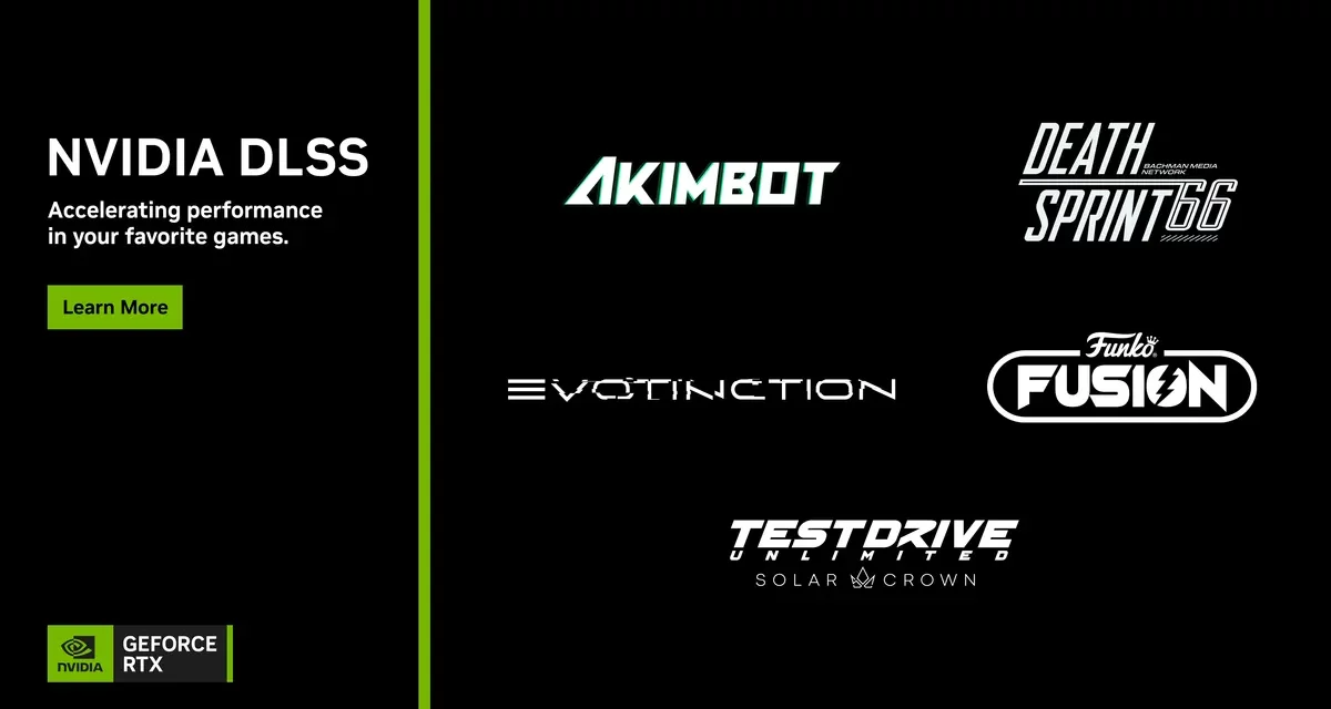 إصدار EVOTINCTION وAkimbot وTest Drive Unlimited Solar Crown بأعلى مستويات الأداء على الإطلاق مع دعم NVIDIA DLSS 3