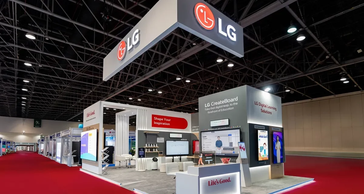 إل جي تبهر الحضور في معرض GESS بدبي عبر لوحة العرض المبتكرة LG CREATEBOARD وحلول العرض المتنوعة