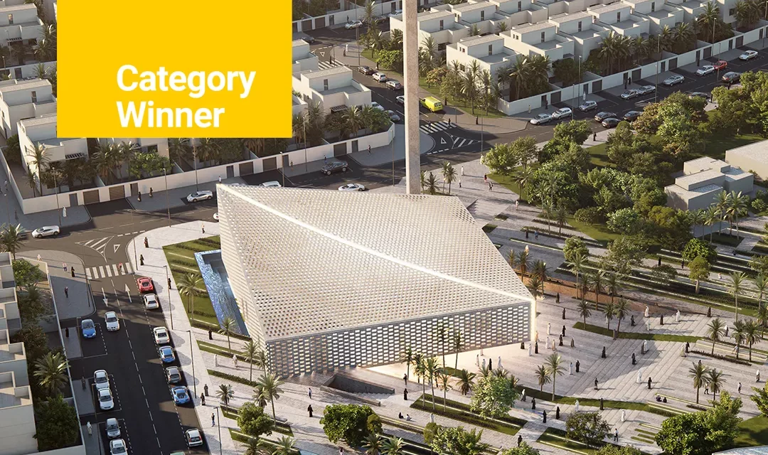 مشروع مسجد رتال يفوز بجائزة مهرجان العمارة العالمي 2024 