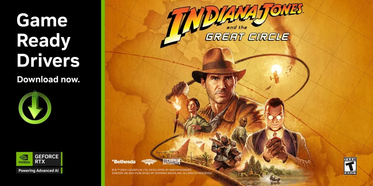 إطلاق لعبة Indiana Jones and the Great Circle مع دعم NVIDIA DLSS 3 وتحديث جديد لتعريفGame Ready Driver وإطلاق Reflex لمزيد من الألعاب