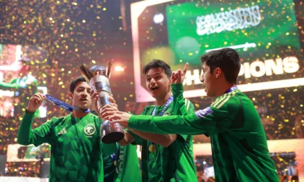 المنتخب السعودي يحقق لقب كأس العالم لكرة القدم الإلكترونية في لعبة Rocket League ضمن نهائيات FIFAe 2024 بعد فوزه على فرنسا بنتيجة 4-1