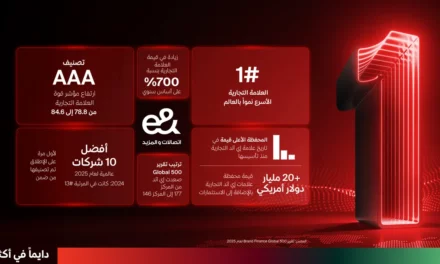 إي آند العلامة التجارية الأسرع نمواً في العالم