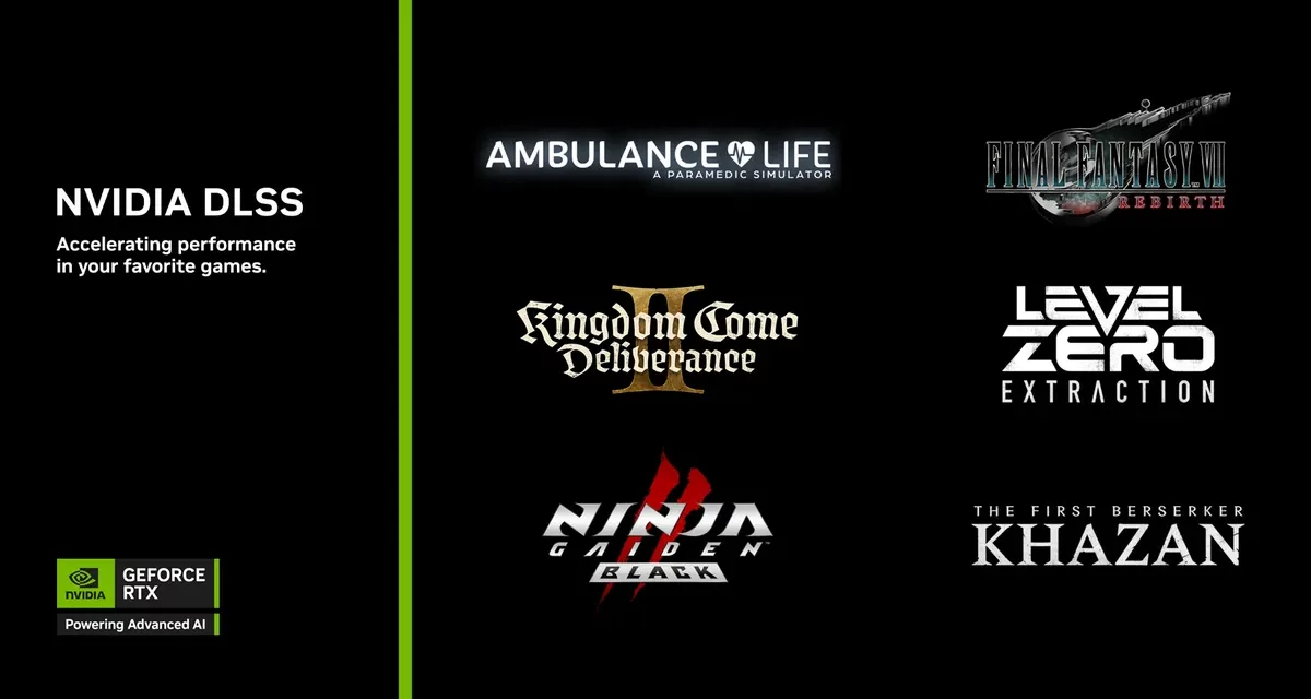 تحديثات NVIDIA DLSS تُحسن الأداء في ألعاب جديدة
