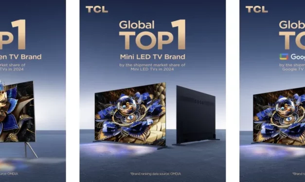 TCL تنال ثلاثة تصنيفات في المركز الأول في الشحنات العالمية لأجهزة التلفزيون عبر فئات رئيسية
