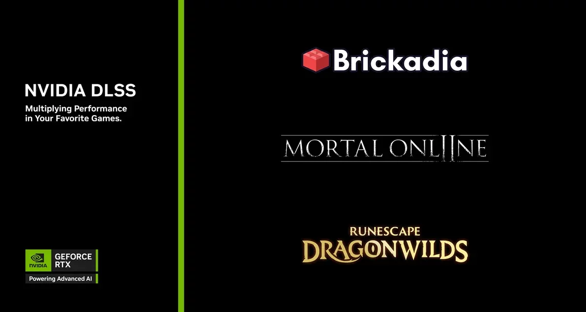 تقنية NVIDIA DLSS 4  مع توليد الإطارات المتعددة تصل الى Mortal Online 2 وBrickadia وRuneScape: Dragonwilds