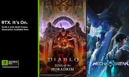 تقنية NVIDIA DLSS 4  مع ميزة توليد الإطارات المتعددة تصل الى لعبة Mecha Break و Diablo IV