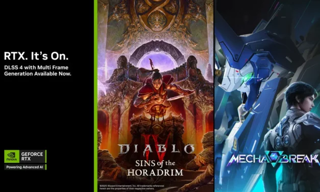 تقنية NVIDIA DLSS 4  مع ميزة توليد الإطارات المتعددة تصل الى لعبة Mecha Break و Diablo IV