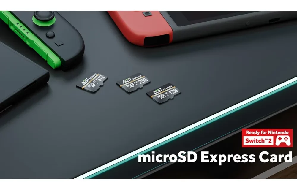 أطلقوا العنان لسرعة اللعب مع بطاقة microSD Express Card TF338 من شركة AGI Technology المصممة خصيصًا لمنصة تشغيل الألعاب Switch