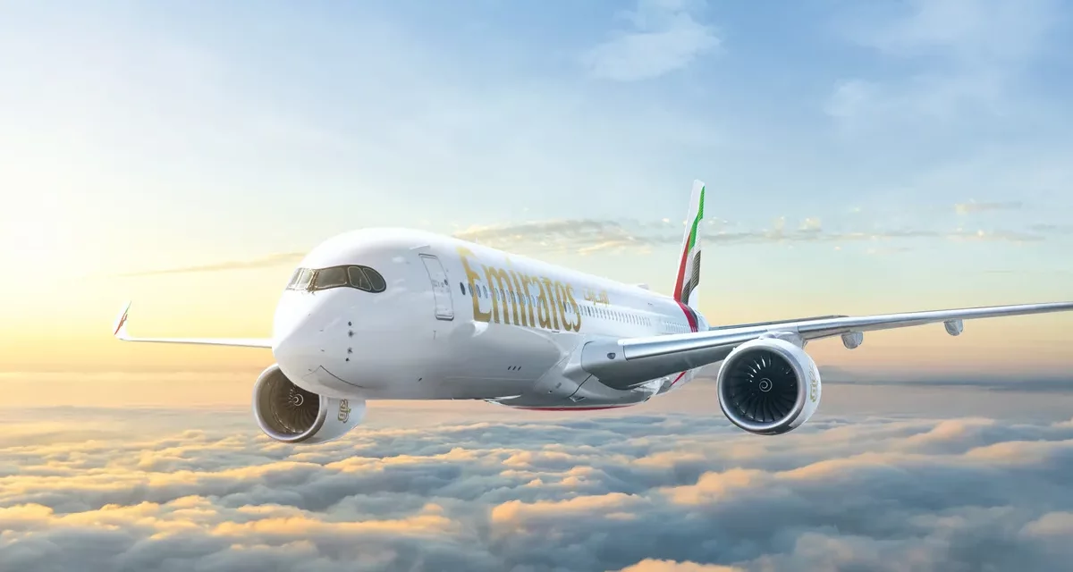 طيران الإمارات تشغل طائرات A350 على رحلاتها إلى الدمام