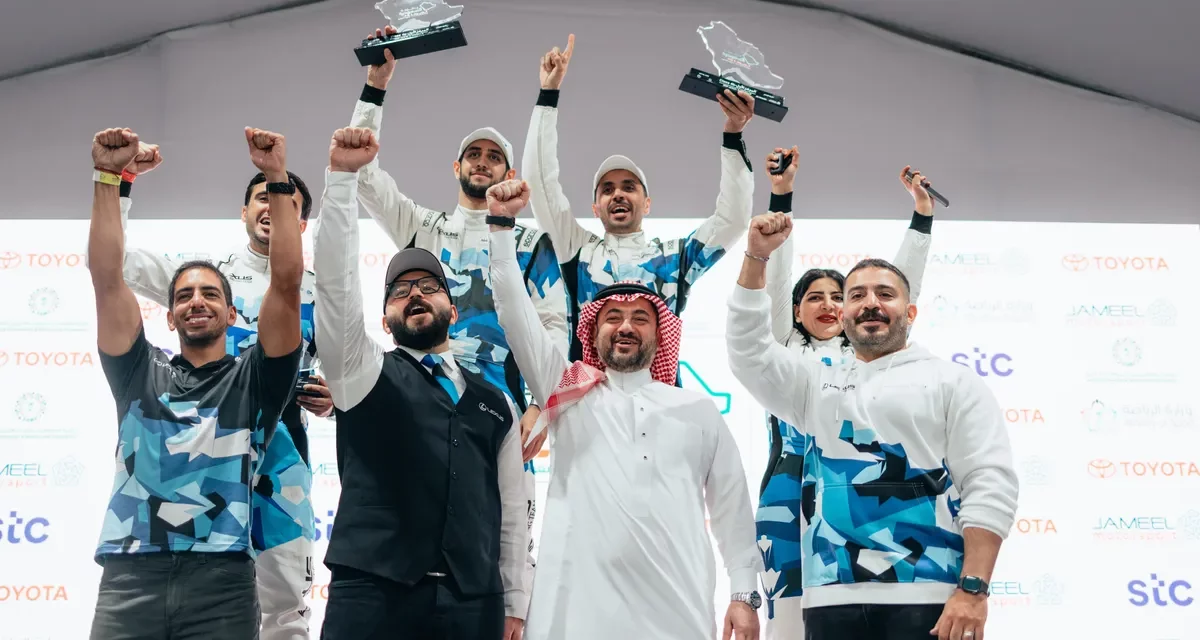 فريق عبداللطيف جميل لكزس للسباقات يتألق في الجولة الثانية من بطولة السعودية تويوتا لصعود الهضبة ويؤكد صدارته في هذا السباق