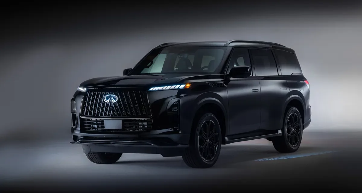 للمرة الأولى على الإطلاق إنفينيتي QX80 SPORT