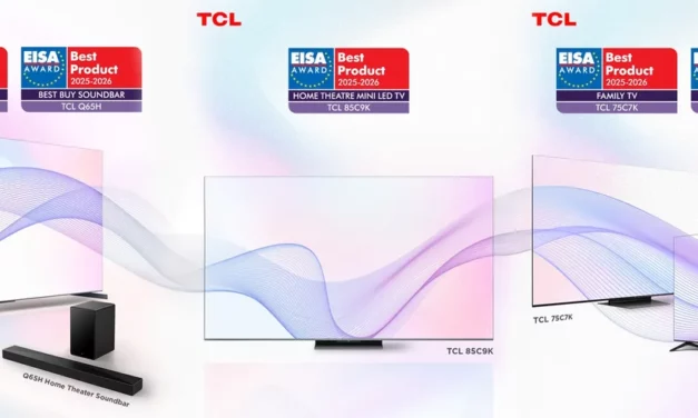 TCL تفوز بـ5 جوائز EISA وتعيد تعريف تقنيات الشاشات الكبيرة